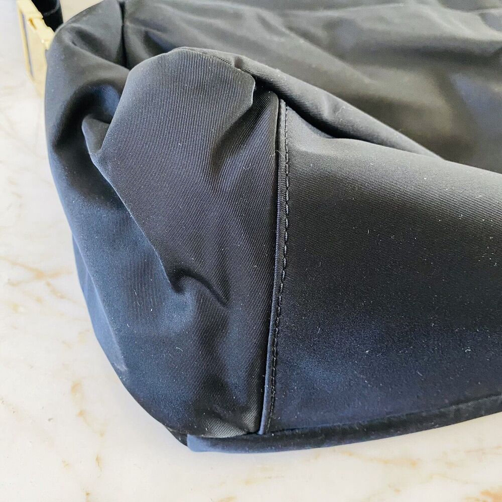 Tory Burch Solid Black Nylon Large Messenger Bag - image 6